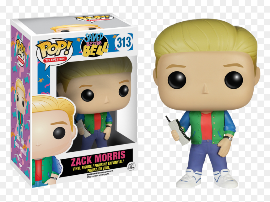 Zack Morris Funko Pop, HD Png Download - saved by the bell png