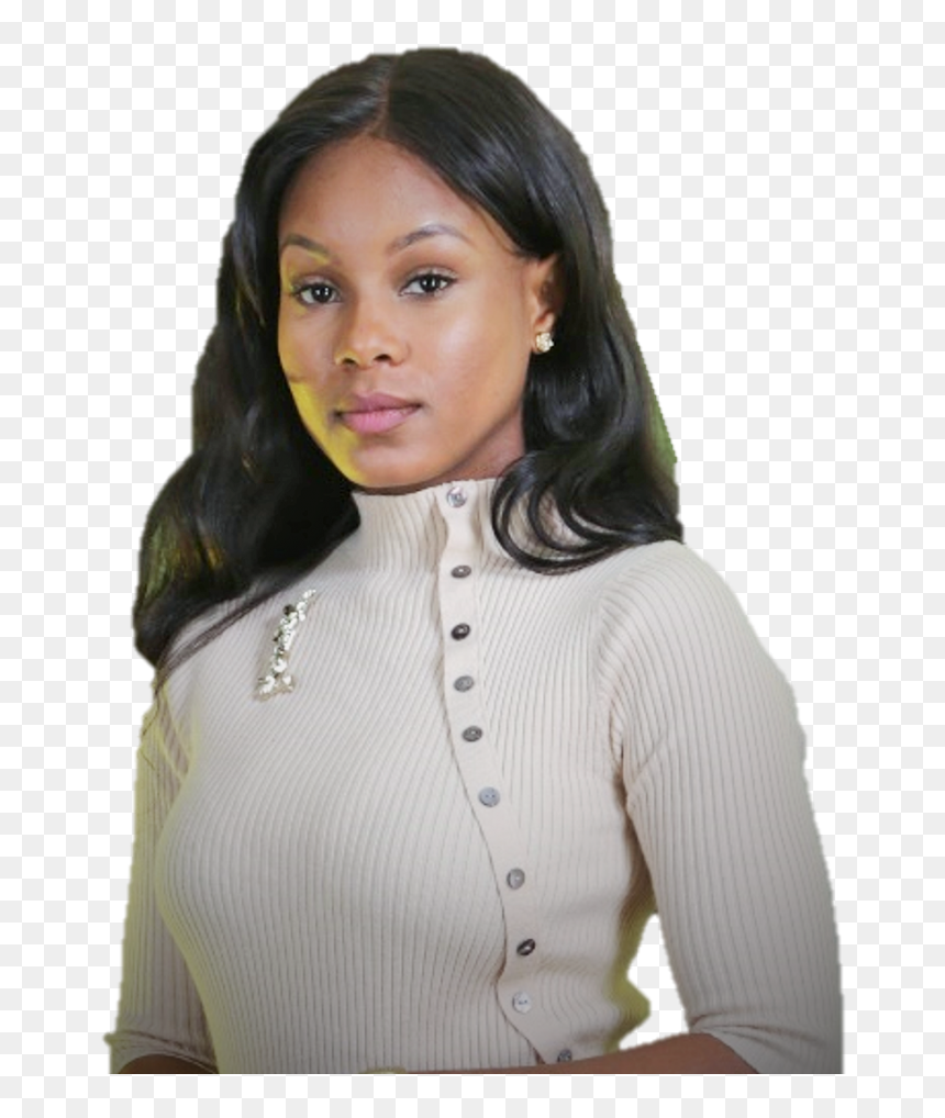Girl, HD Png Download - black hair model png