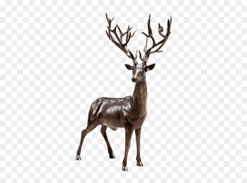 Deer Sculpture, HD Png Download - deer rack png