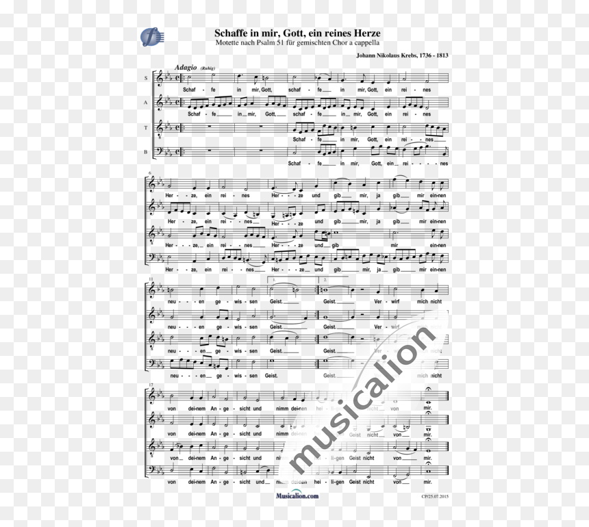 Krebs, Johann Nikolaus - Sheet Music, HD Png Download - oh god why png