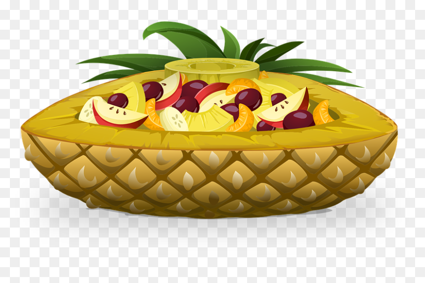 Pineapple Pie Cartoon, HD Png Download - abacaxi png