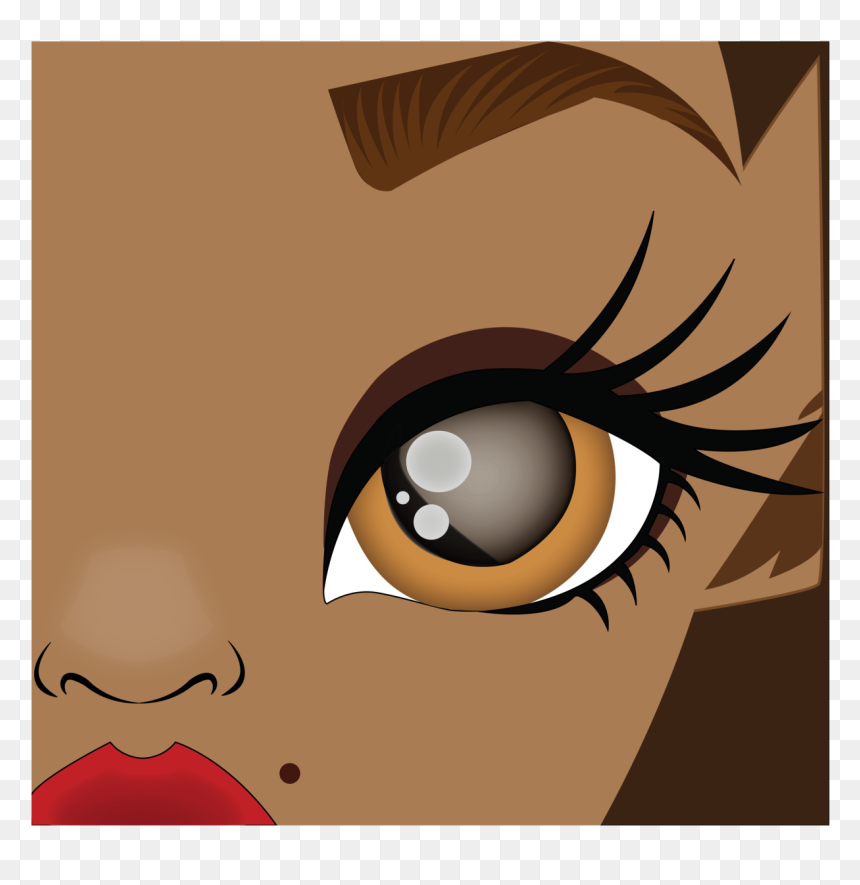 Cartoon, HD Png Download - eyelash vector png