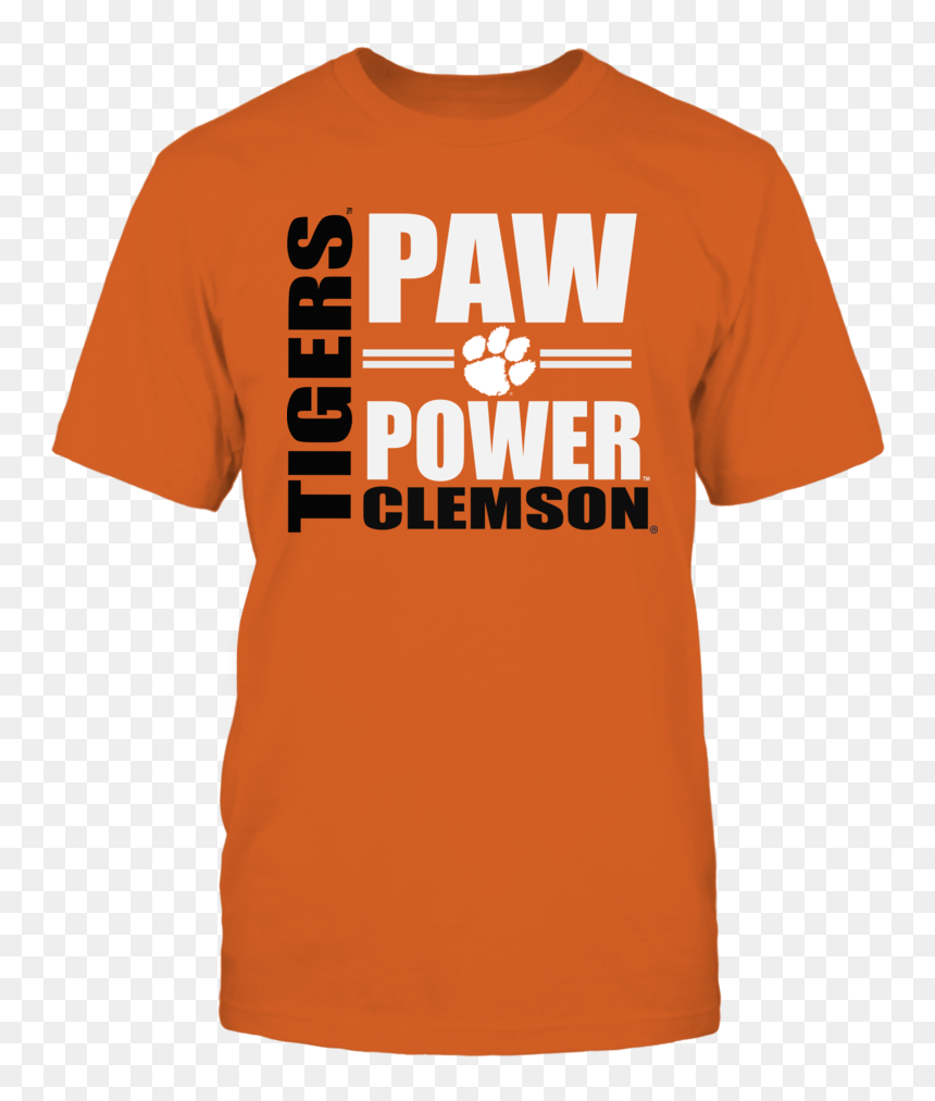 Clemson Tigers Gear Paw Power T Shirt - Revista Poder Y Negocios, HD Png Download - clemson tiger paw png
