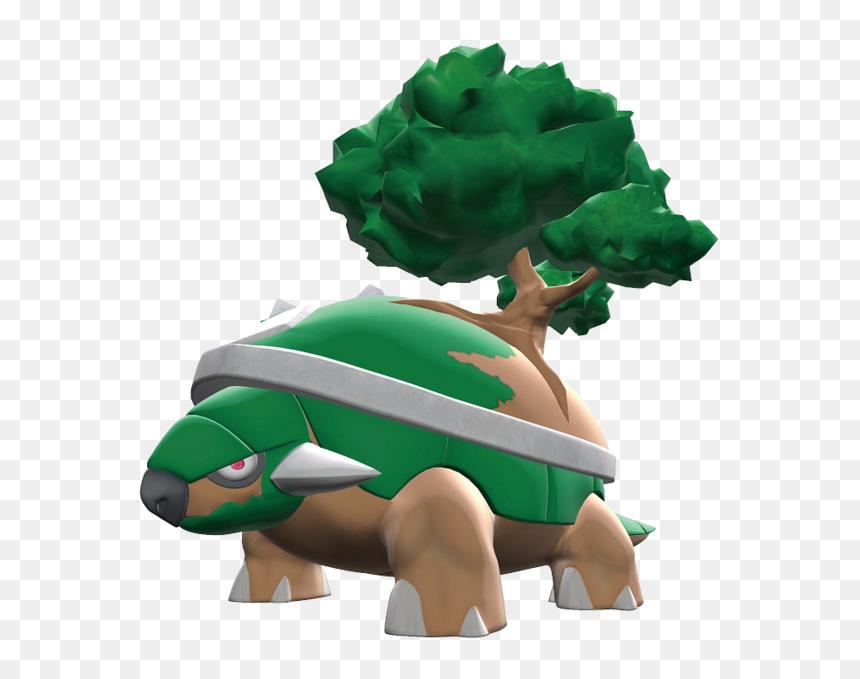 Pokemon Battle Revolution 3d Models, HD Png Download - torterra png
