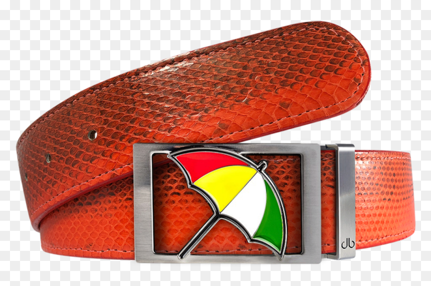 Arnold Palmer Snakeskin Leather Belt In Red - Belt, HD Png Download - arnold palmer png