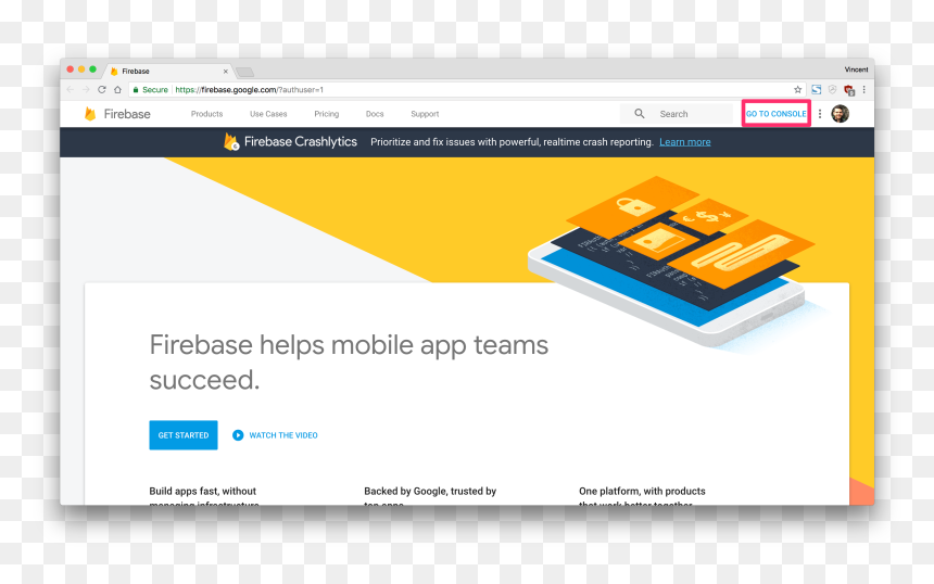 Part7 Firebase Console - Vue Template Quiz, HD Png Download - firebase png