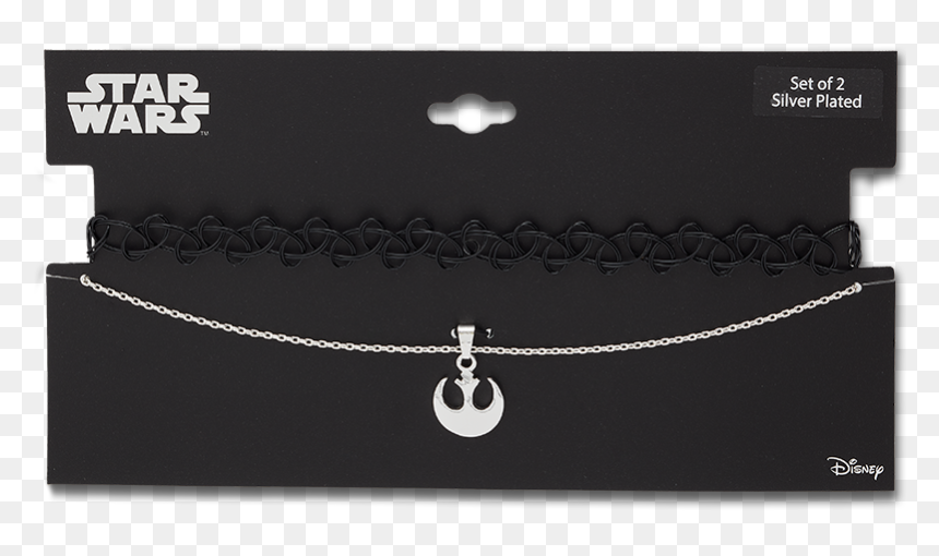 Star Wars Rebel Alliance Choker & Necklace Set - Star Wars, HD Png Download - choker necklace png
