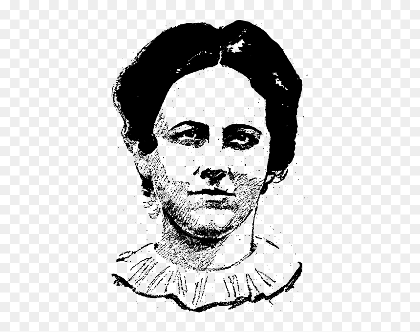 Vintage Woman Face - Sketch, HD Png Download - womans face png