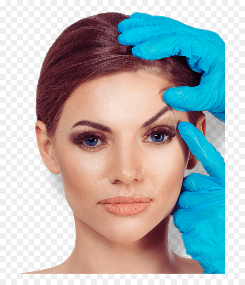 A Surgeon Working On A Woman"s Face - Girl, HD Png Download - womans face png