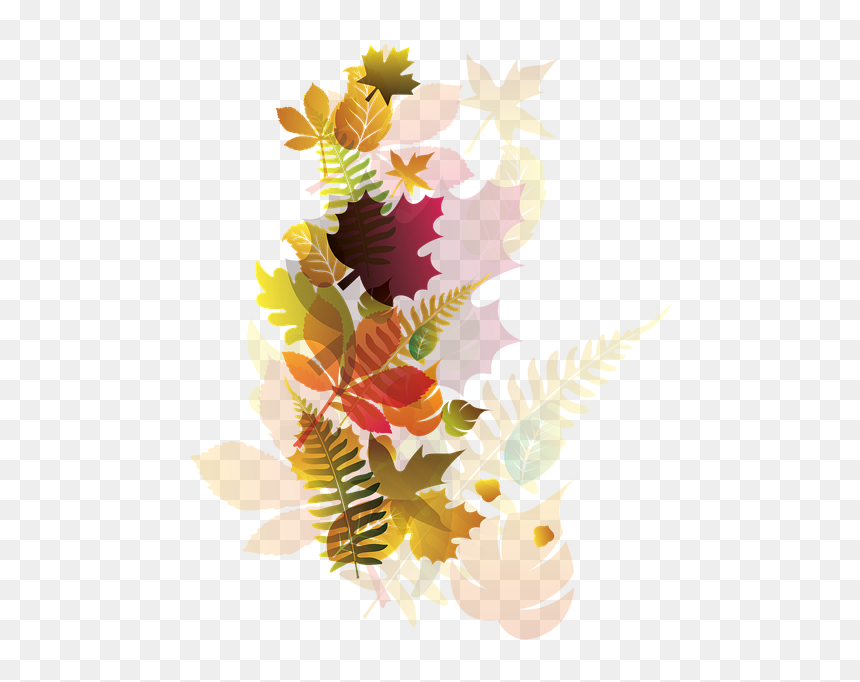 Png Transparent Leaf Design, Png Download - colorful tree png