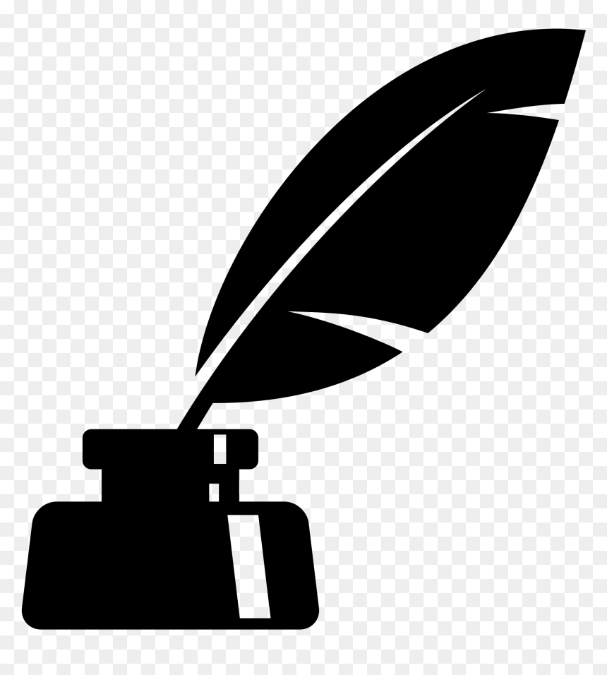 Ink Well Png, Transparent Png - writer icon png