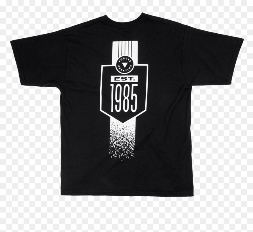 1985 T-shirt Back, HD Png Download - white t shirt back png