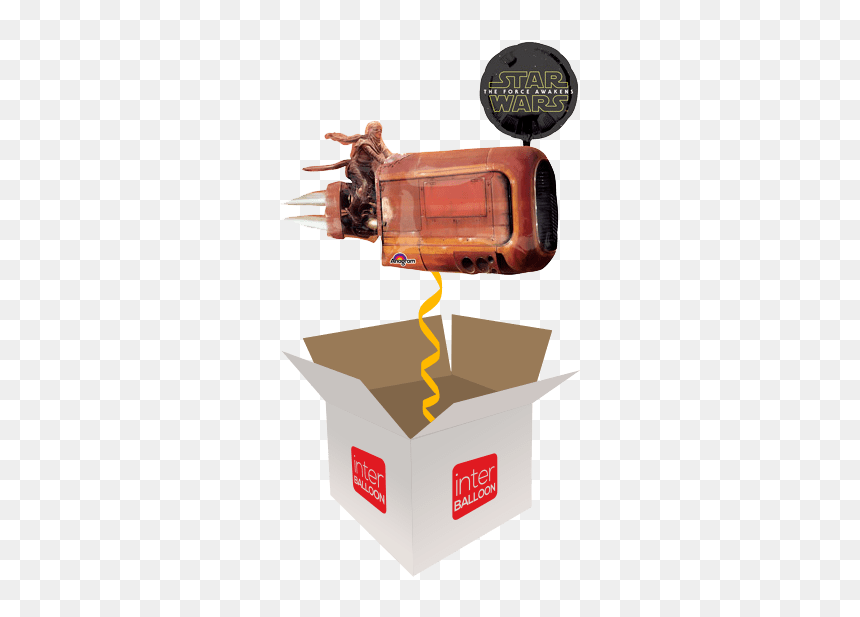 35″ Star Wars The Force Awakens Land Speeder - Congratulation Balloon In Box, HD Png Download - star wars emoji png