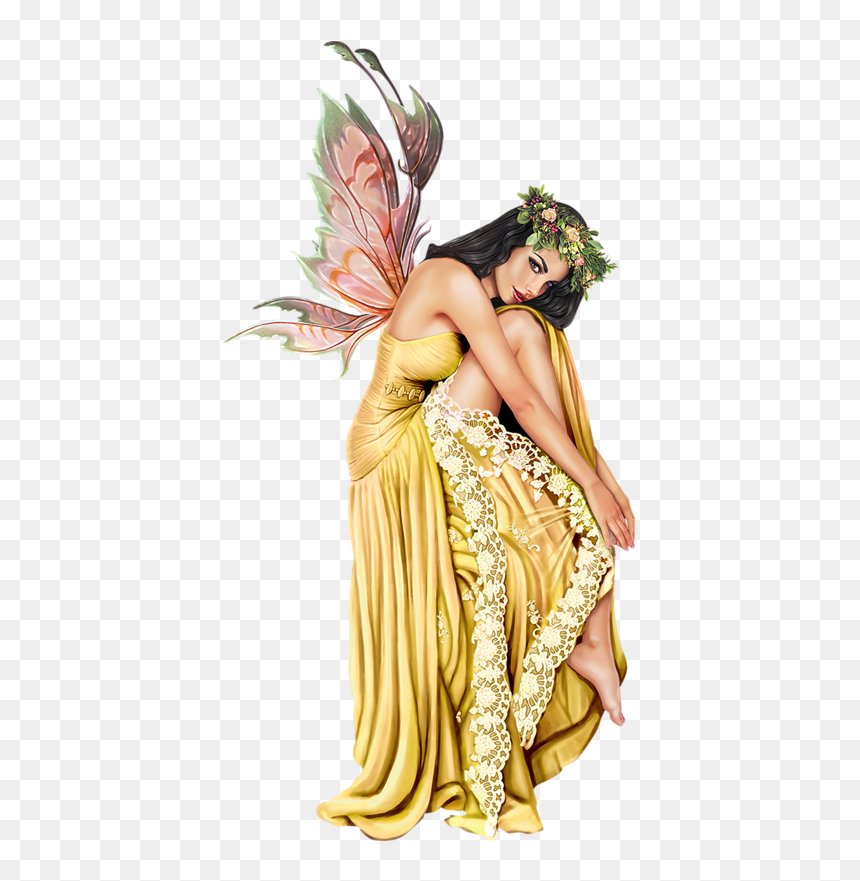 Mermaid Vector Fairy Unicorn - Tubes Alehandra Van Hek, HD Png Download - fairy vector png