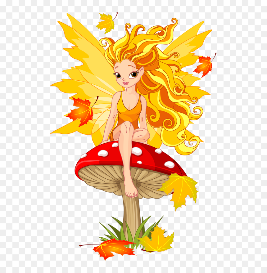 Autumn Fairy, HD Png Download - fairy vector png