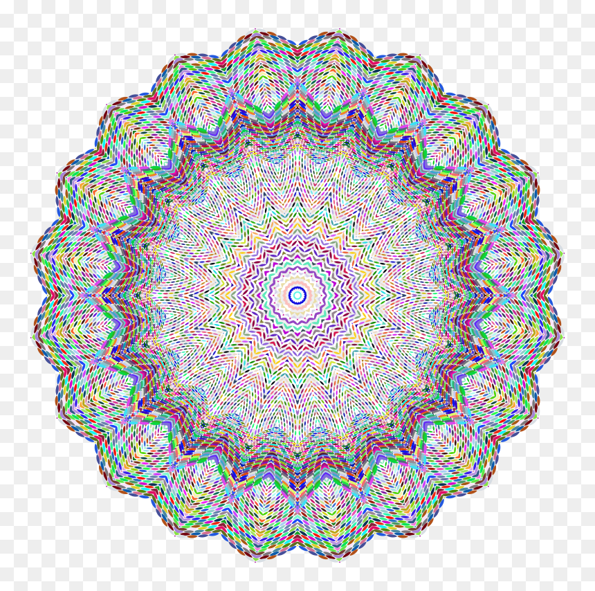 Prismatic Lace Mandala No Bg - Minnie Mouse Party Balloon Decorations, HD Png Download - lace png texture