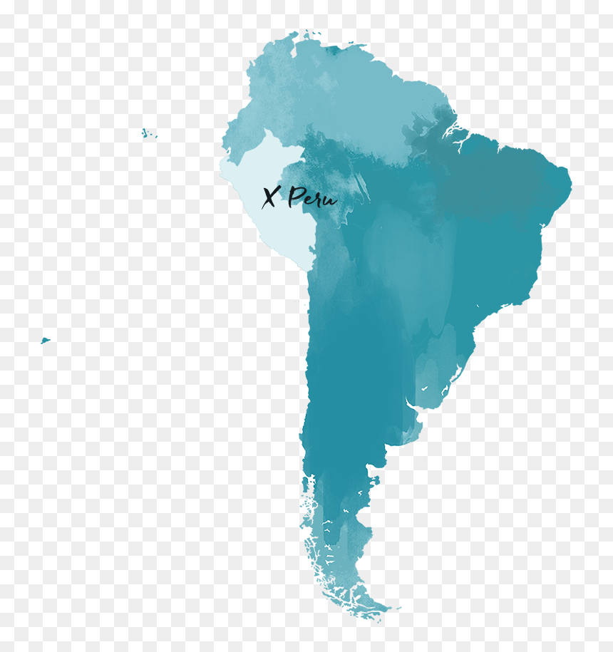 Paraguay In South America, HD Png Download - peru map png
