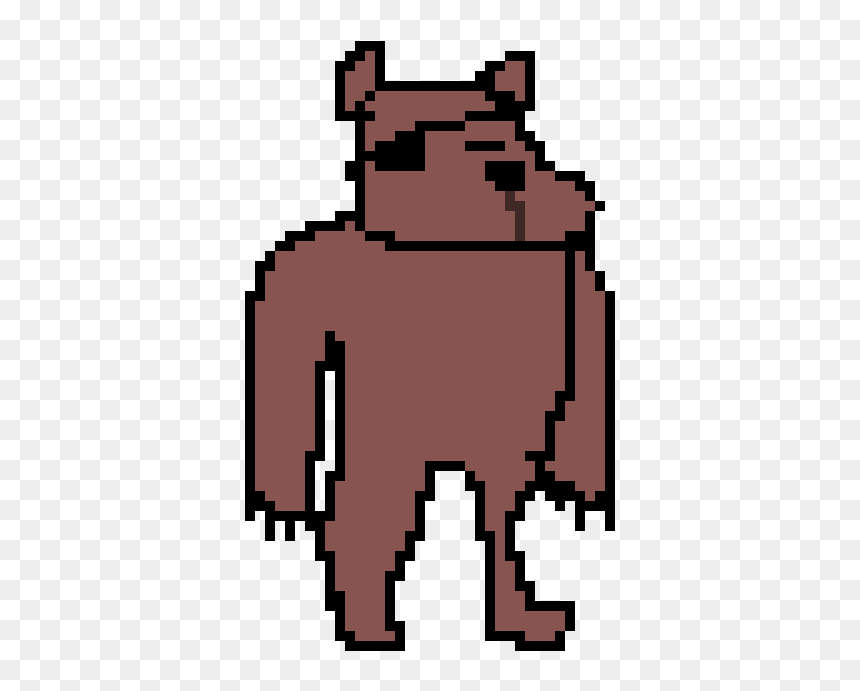 Urso Pixel Art Png, Transparent Png - urso png