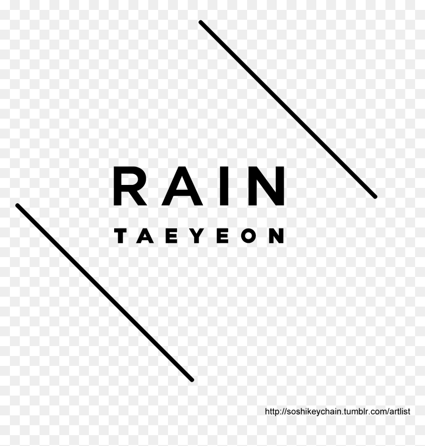 Taeyeon Rain Logo Png, Transparent Png - kpop png tumblr