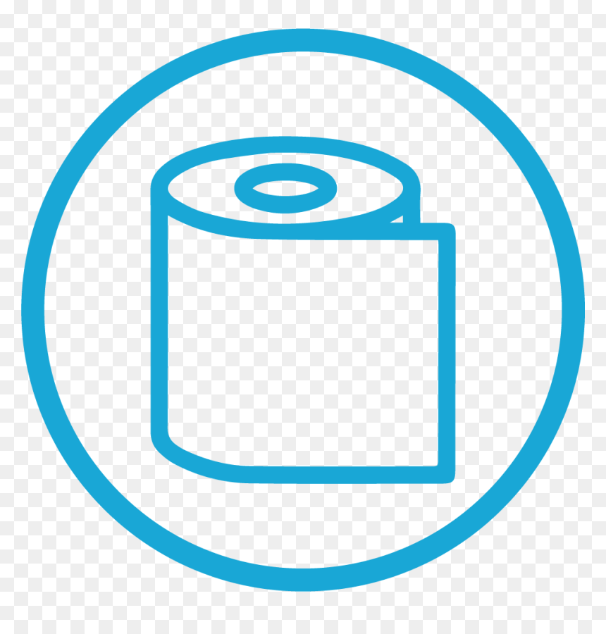 Paper Towel For Cleaning Icon - Paper Towels Icon, HD Png Download - janitorial supplies png