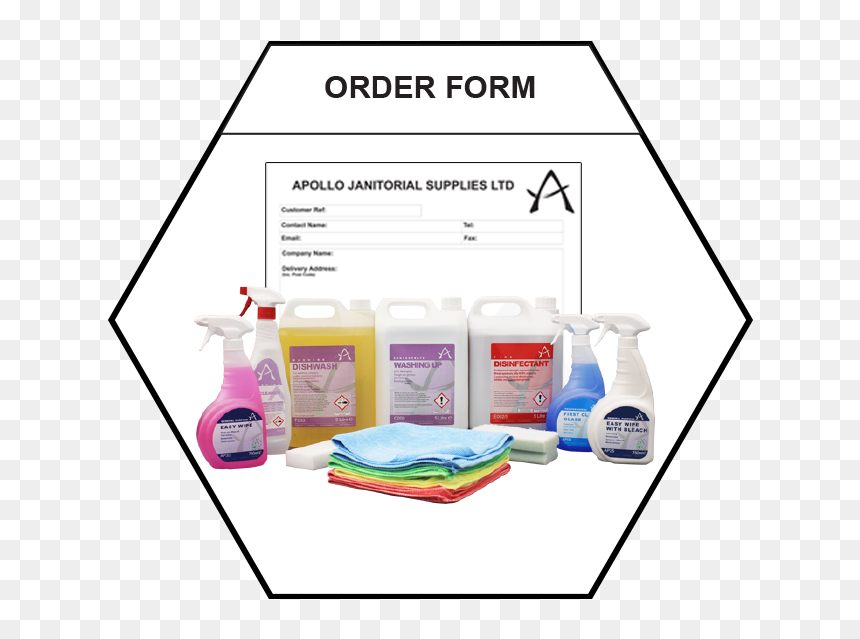 Order Form - Flyer, HD Png Download - janitorial supplies png