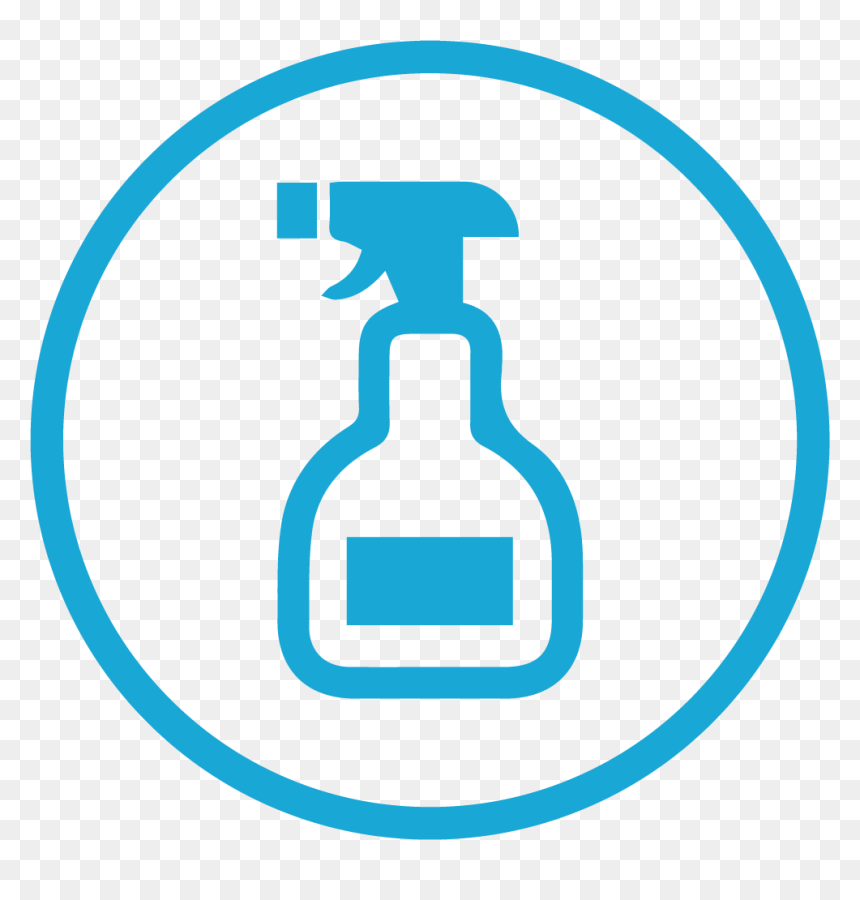 Spray Bottle For Surface And Subsurface Cleaning Icon - Vector Spray Bottle Png, Transparent Png - janitorial supplies png