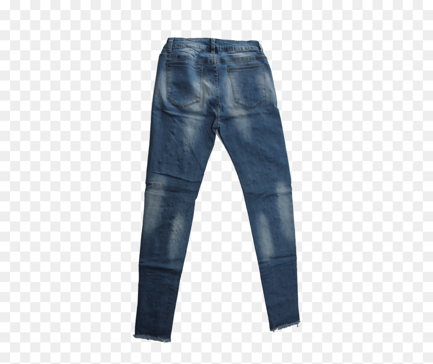 Stripe Side Ripped Ladies Skinny Jeans Leisure Stretchy - Pocket, HD Png Download - skinny jeans png