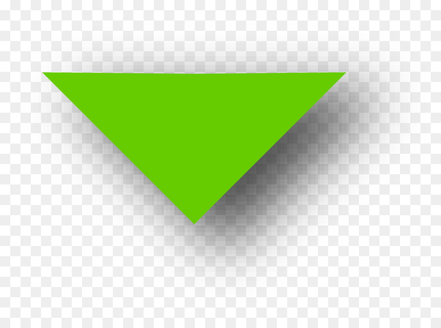 Triangle, HD Png Download - green arrow up png
