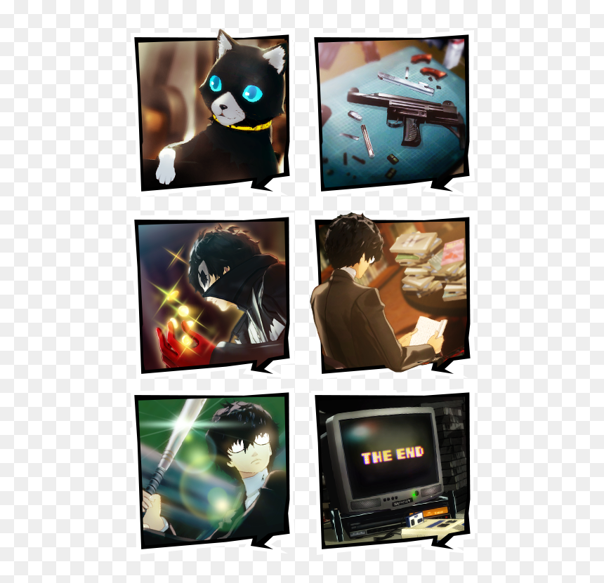Collage, HD Png Download - persona 5 joker png