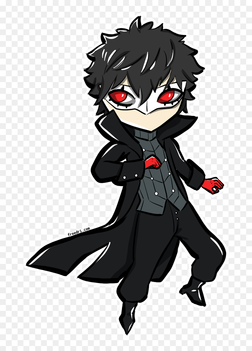 0 Replies 0 Retweets 1 Like - Joker Persona 5 Chibi, HD Png Download - persona 5 joker png