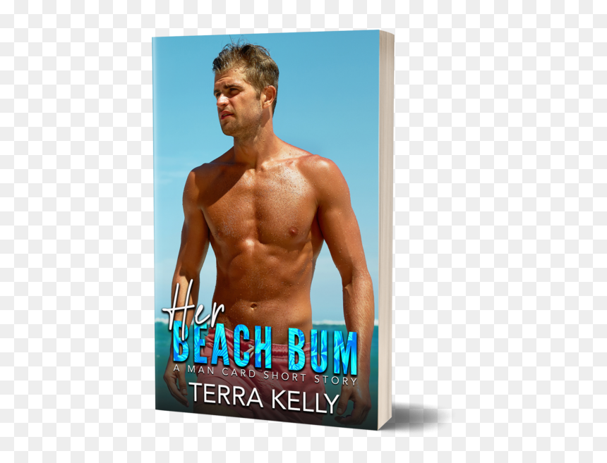 Her Beach Bum Paperback - Homme Sexy À La Plage, HD Png Download - kelly kelly png