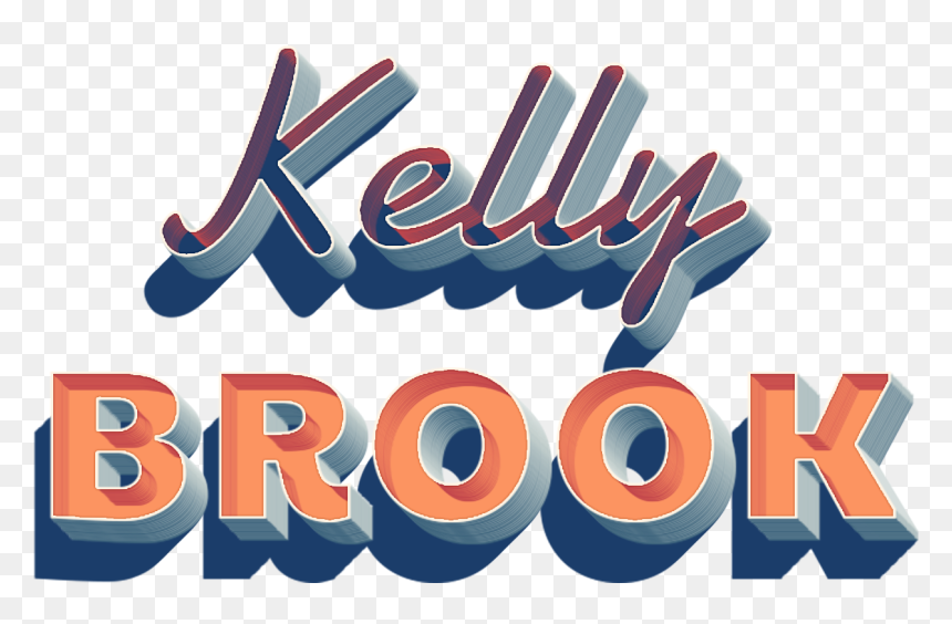 Kelly Brook 3d Letter Png Name - Graphic Design, Transparent Png - kelly kelly png