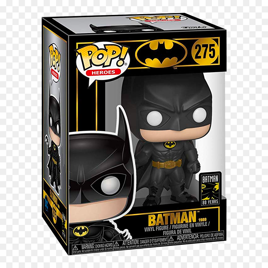 Batman 1989 Movie Pop Vinyl Figure By Funko"
 Class= - Batman Funko Pop 80 Years, HD Png Download - batman 1989 png