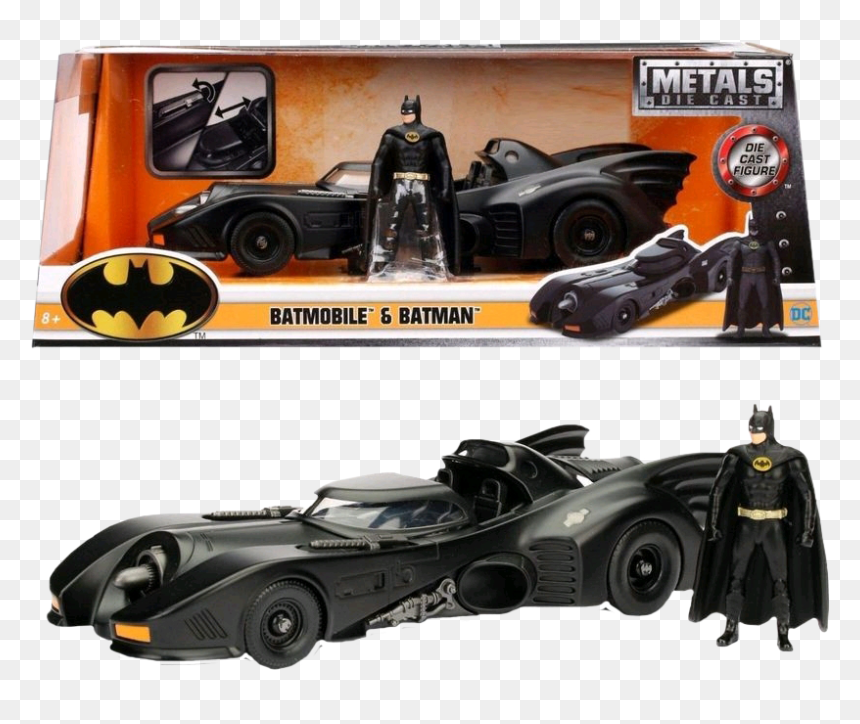 Batmobile 1 24 Scale, HD Png Download - batman 1989 png