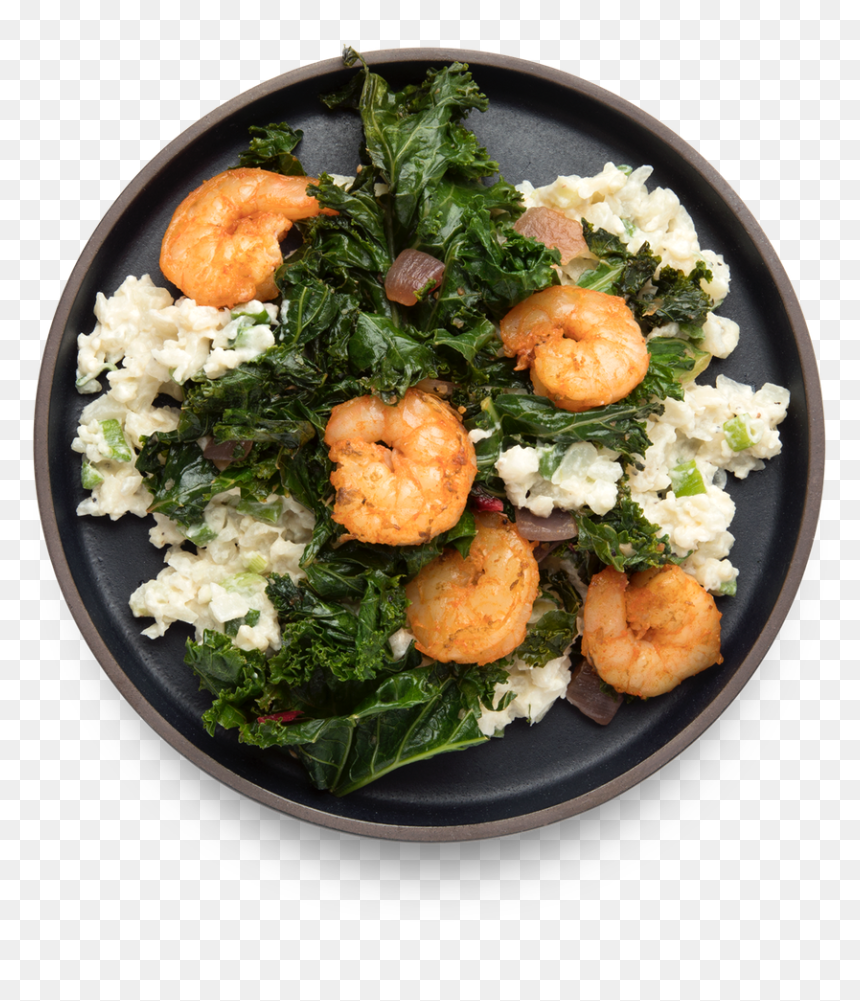Shrimp & Cauliflower Grits - Caesar Salad, HD Png Download - grits png