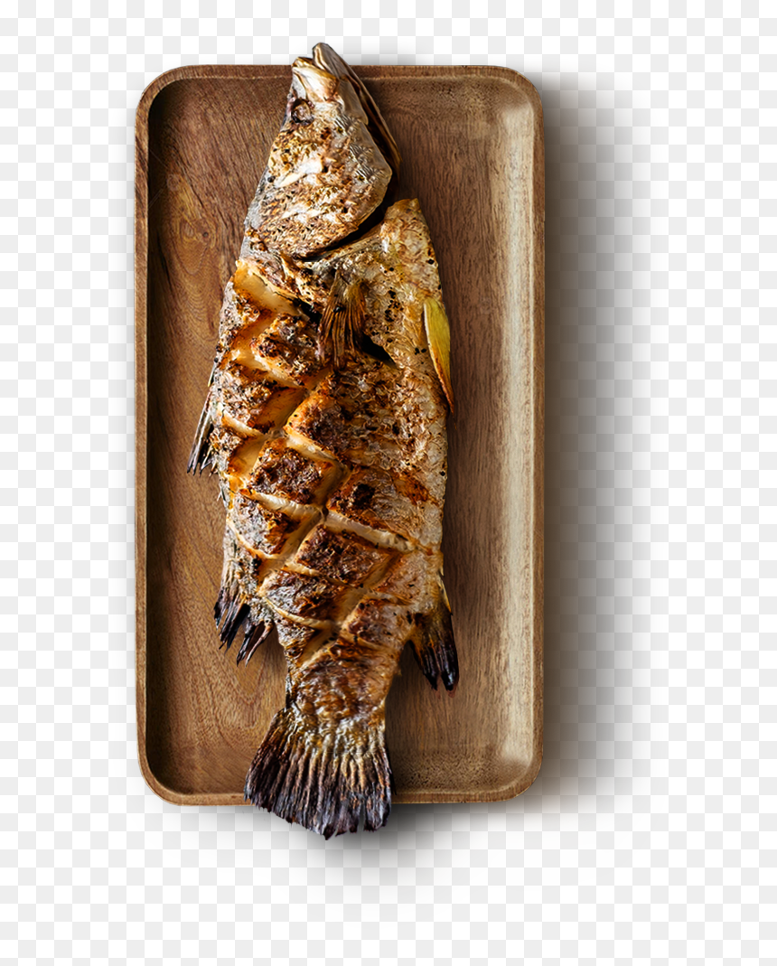 Cooked Seabass - Tinapa, HD Png Download - cooked fish png