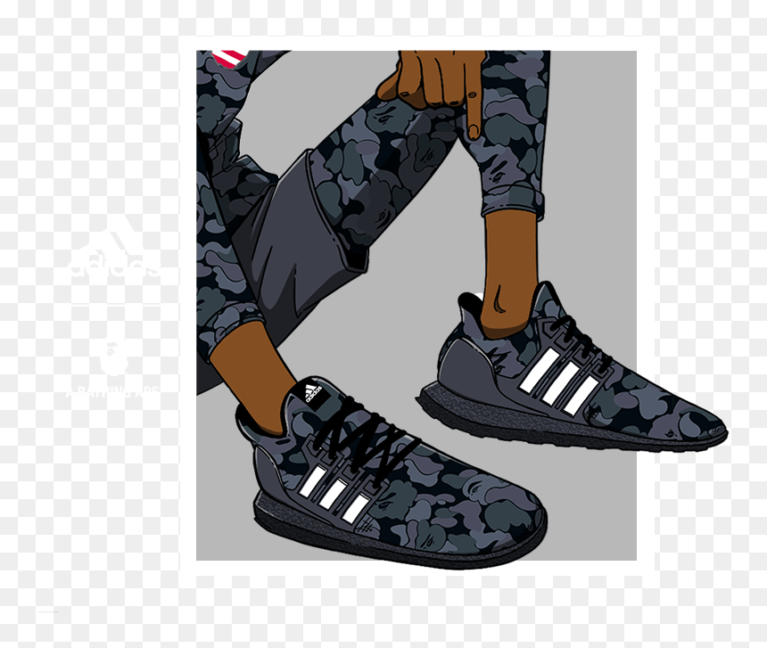 Running Shoe, HD Png Download - adidas.png