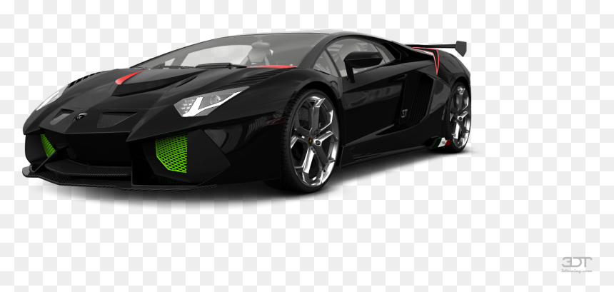 Lamborghini Aventador, HD Png Download - black lamborghini png