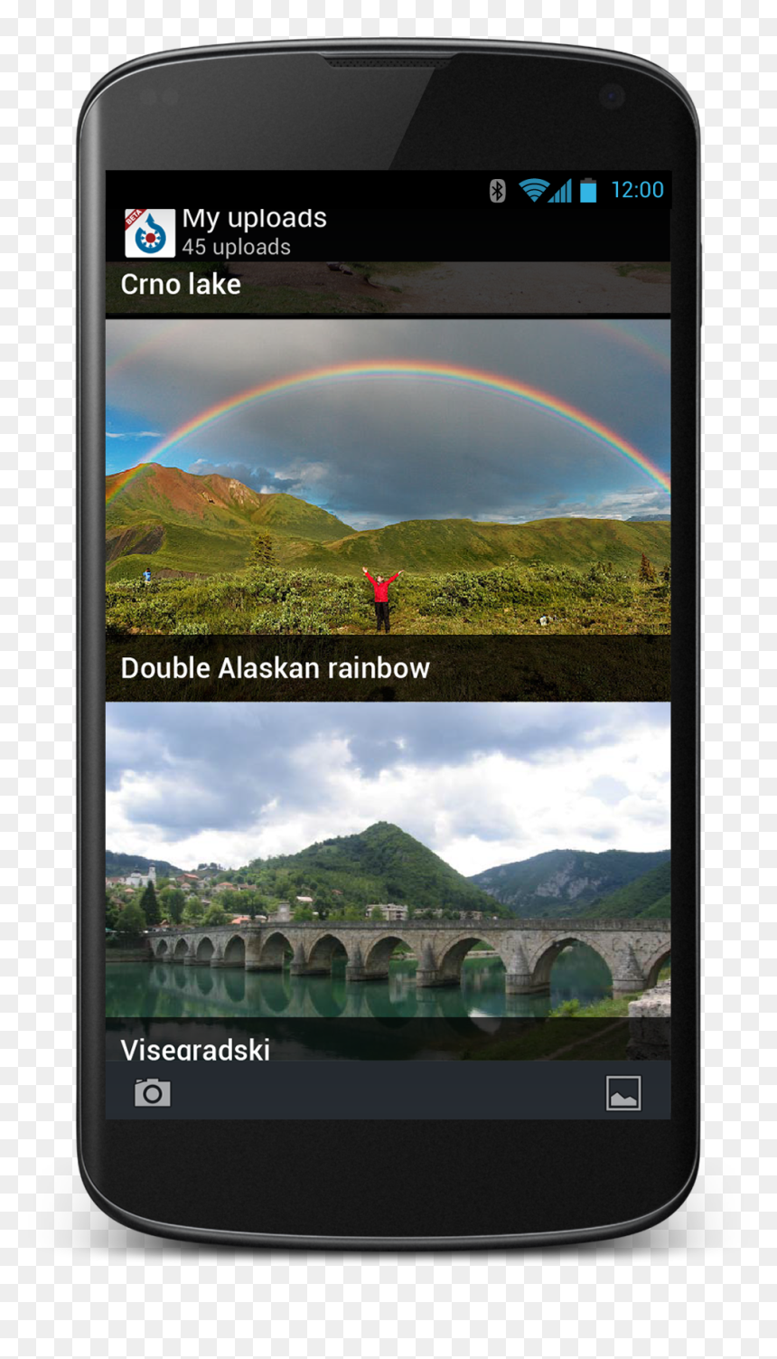 Wmcommonsapp Upload2 - Mehmed Paša Sokolović Bridge, HD Png Download - generic smartphone png