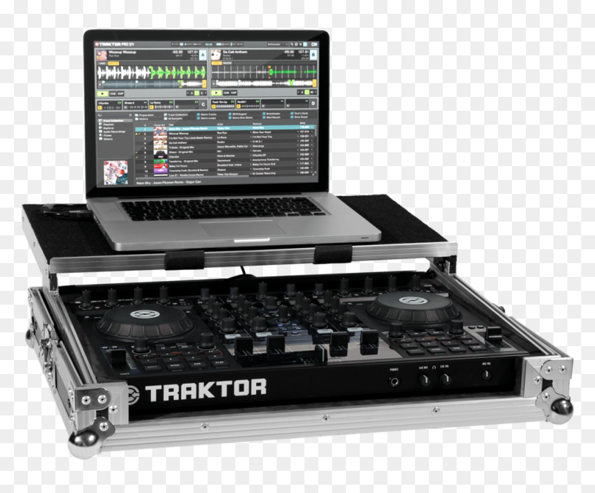 Ni Traktor Kontrol S4 Controller Case Notebook - Hard Case Traktor S4, HD Png Download - dj setup png