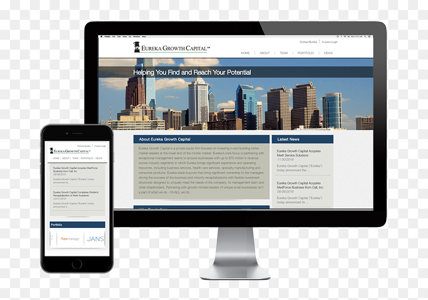 Eureka Website Design Eureka Growth Capital Effectiv - Philadelphia, HD Png Download - eureka png