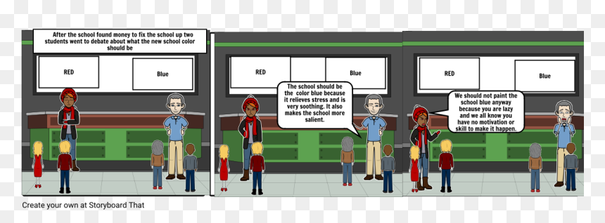 Ad Hominem Comic Strip, HD Png Download - paint strip png