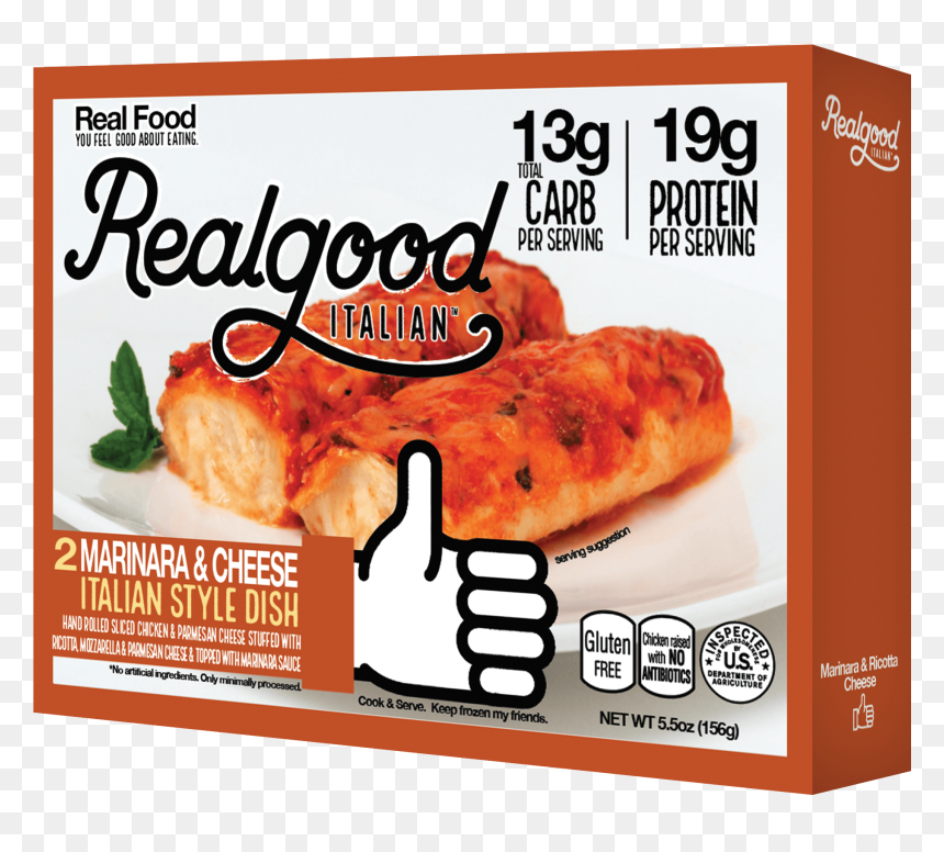 Real Good Foods Italian, HD Png Download - chicken parmesan png