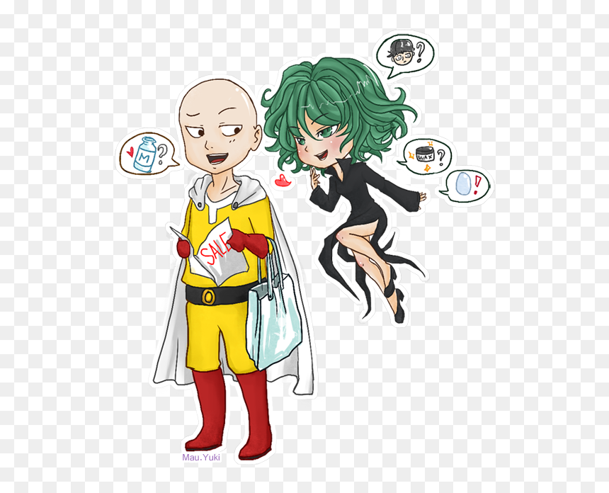 M Wa Sale Mau - Tatsumaki X Saitama Fanart, HD Png Download - tatsumaki png