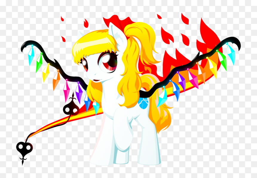 Cartoon, HD Png Download - flandre scarlet png