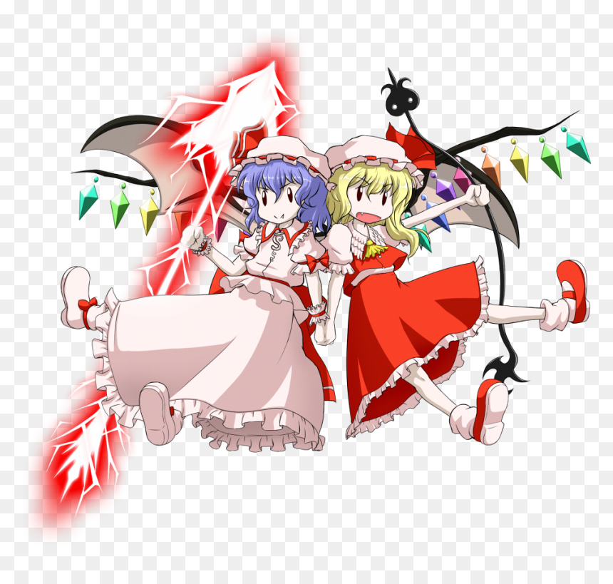 Touhou Scarlet Sisters, HD Png Download - flandre scarlet png