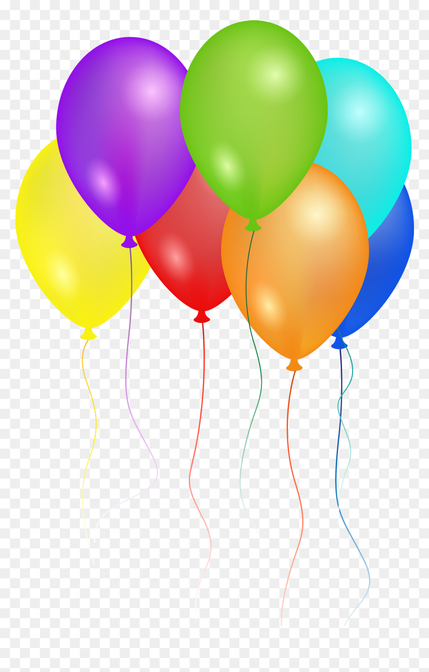 Happy Birthday Balloons Png, Transparent Png - balloons png
