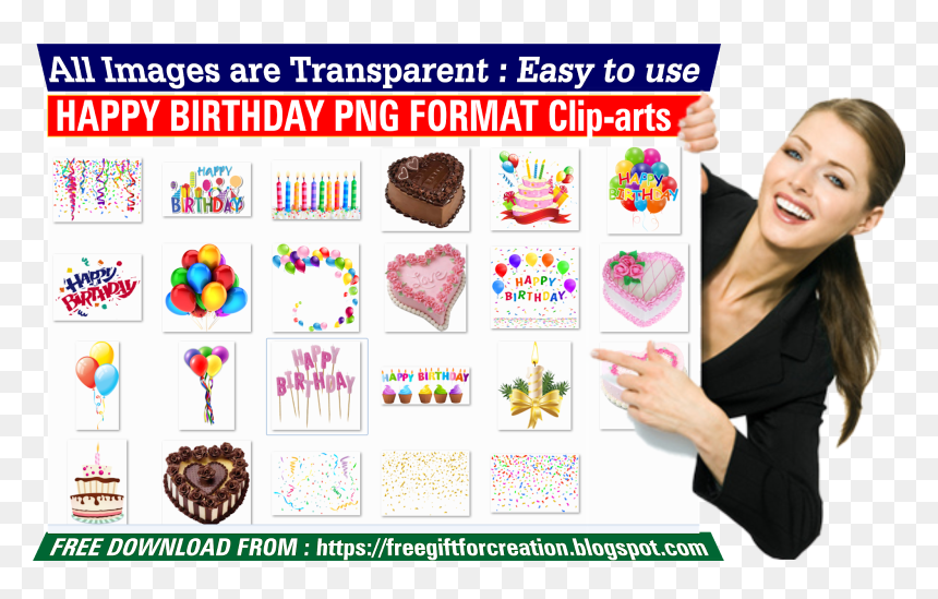 Portable Network Graphics, HD Png Download - happy birthday png