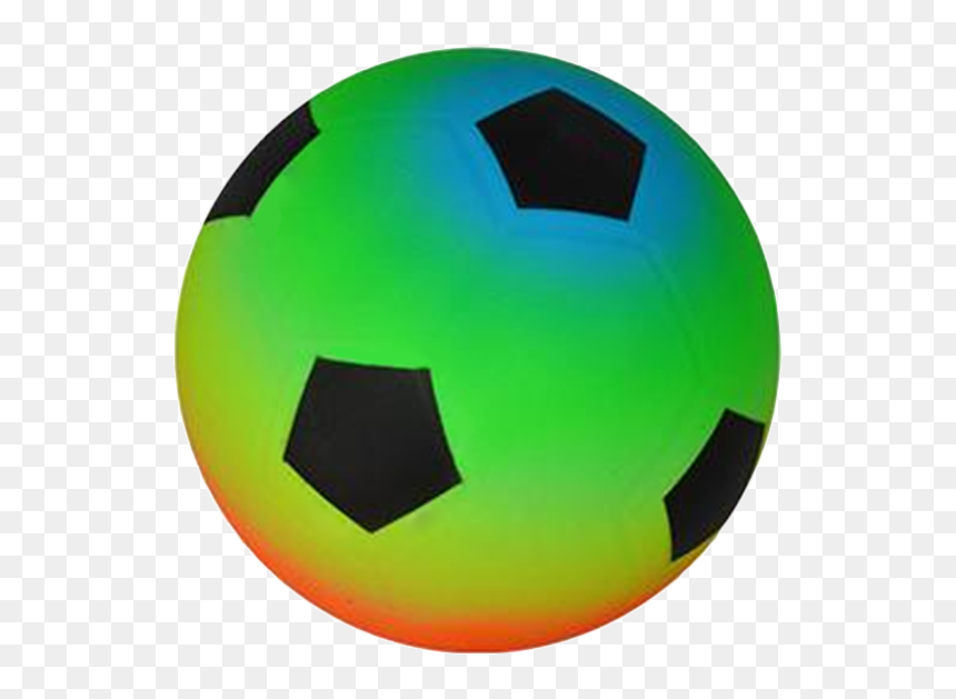 Rainbow Soccer Ball Png, Transparent Png - soccer ball png