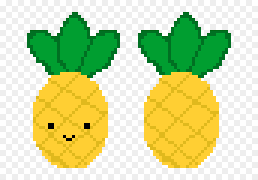 Pineapple Pixel Art Png, Transparent Png - pineapple png